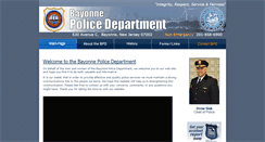 Desktop Screenshot of bayonnepd.com